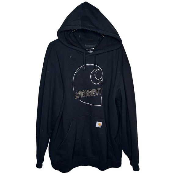 Carhartt Graphic Hoodie Black Size XL - Picture 1 of 5